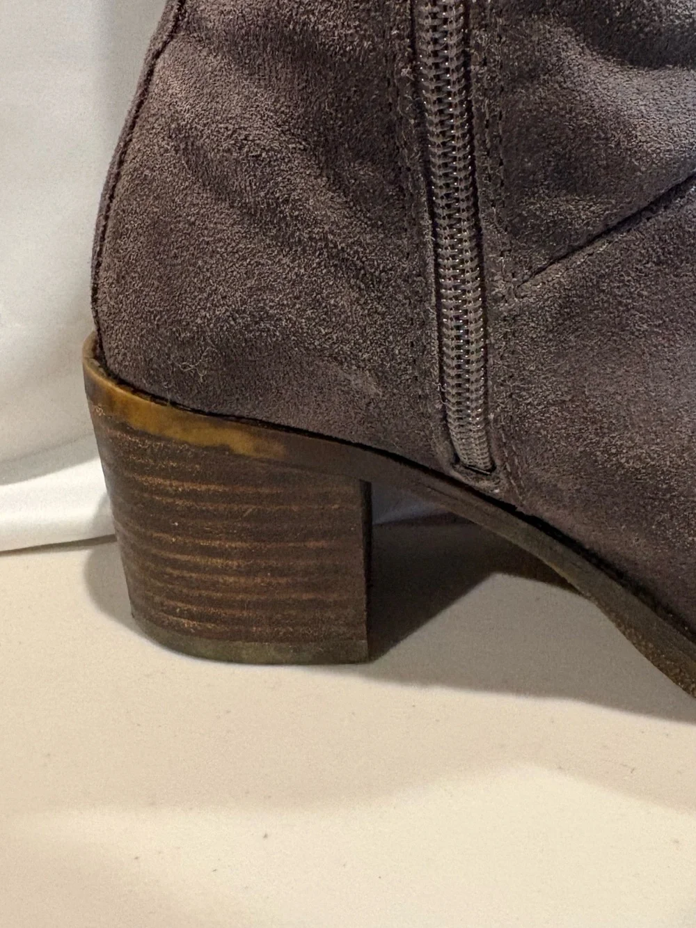 Lucky Brand - Women's Rayla suede over the knee boots. dark brown. Size 7.5